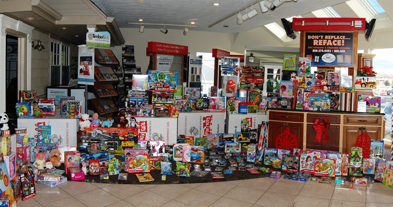 panorama of toys