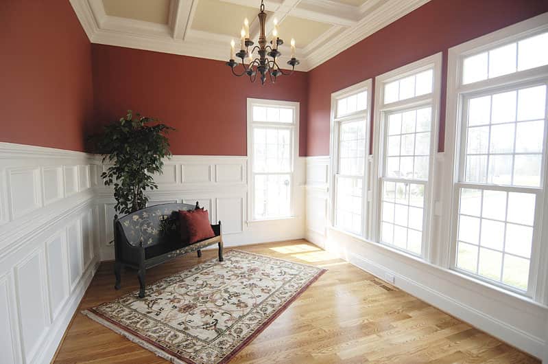 double hung windows interior