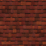 terracotta red roof shingles