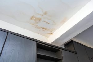 Stains on Ceiling from leaking roof