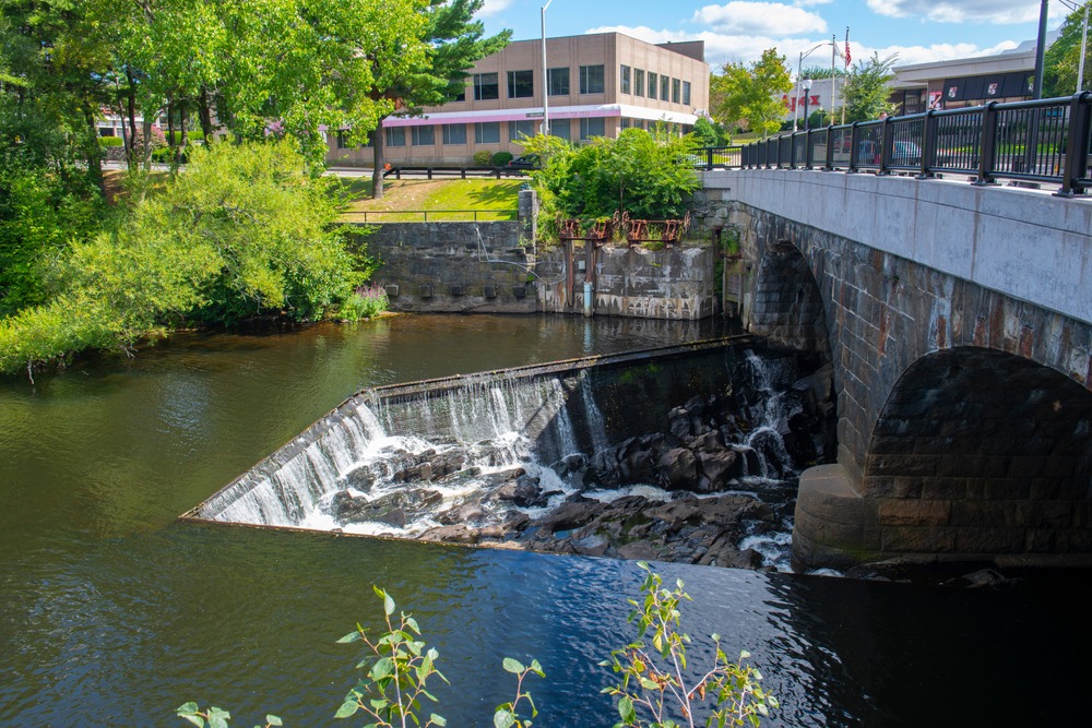 Falls in Central Falls, RI