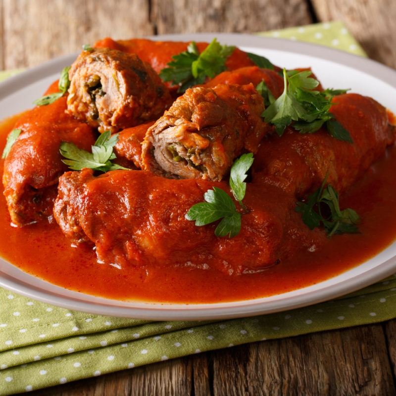 Papa’s Braciola & Gravy