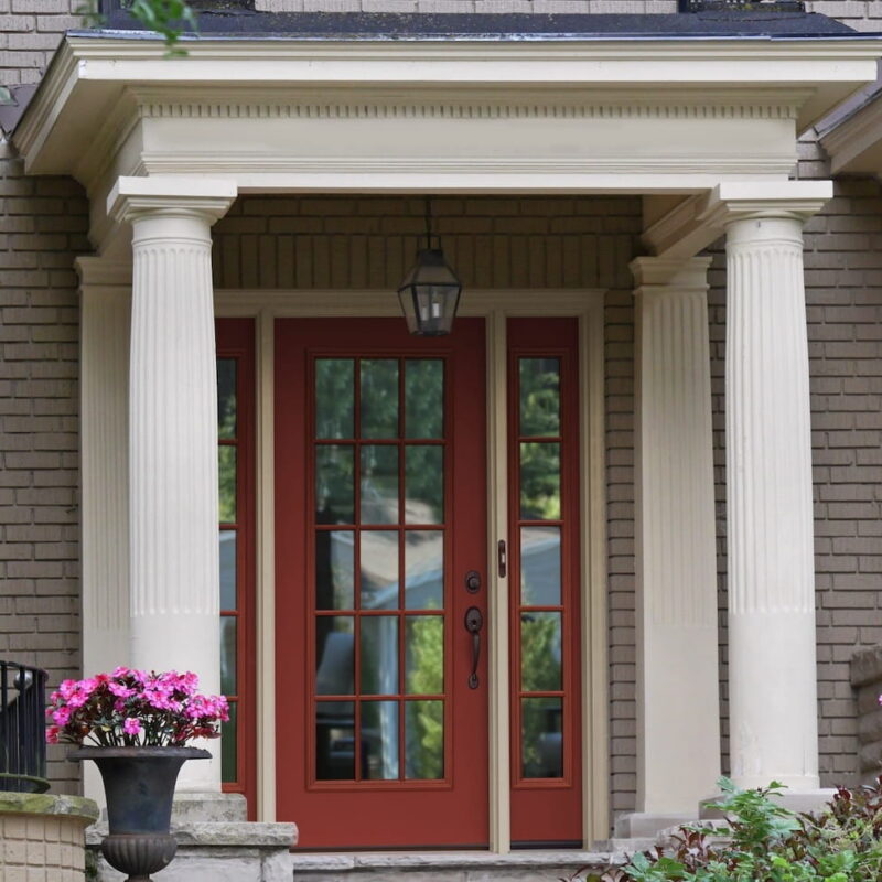 Newly installed front door.